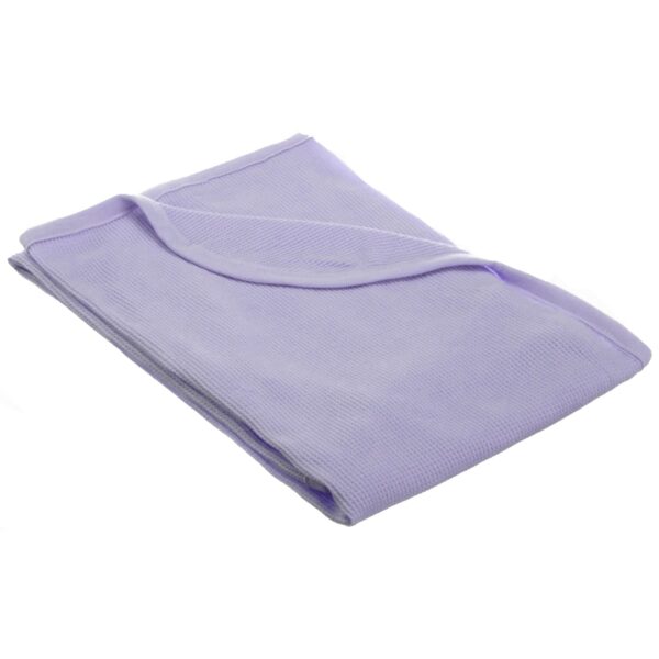 TL Care 100% Cotton Thermal Waffle Swaddle Blanket, Soft, Breathable & Stretchy, Lavender, 30" x 40" for Boys and Girls, Perfect for Swaddling, Travel and Gifting