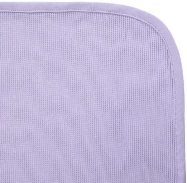 TL Care 100% Cotton Thermal Waffle Swaddle Blanket, Soft, Breathable & Stretchy, Lavender, 30" x 40" for Boys and Girls, Perfect for Swaddling, Travel and Gifting - Image 4