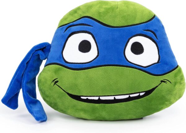 Jay Franco Nickelodeon Teenage Mutant Ninja Turtles Mutant Mayhem Leonardo Nogginz Set - 40 x 50 Inch Blanket & Plush Pillow Set, Kids Super Soft 2 Piece Set - Image 4