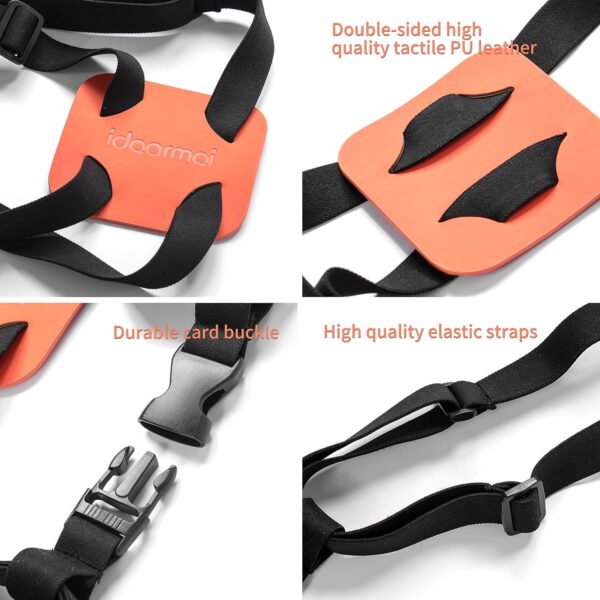 Luggage Straps ， luggage add a bag strap，travel must haves High Elastic Suitcase Adjustable Belt Bag Bungees with Buckles (Orange) - Image 2