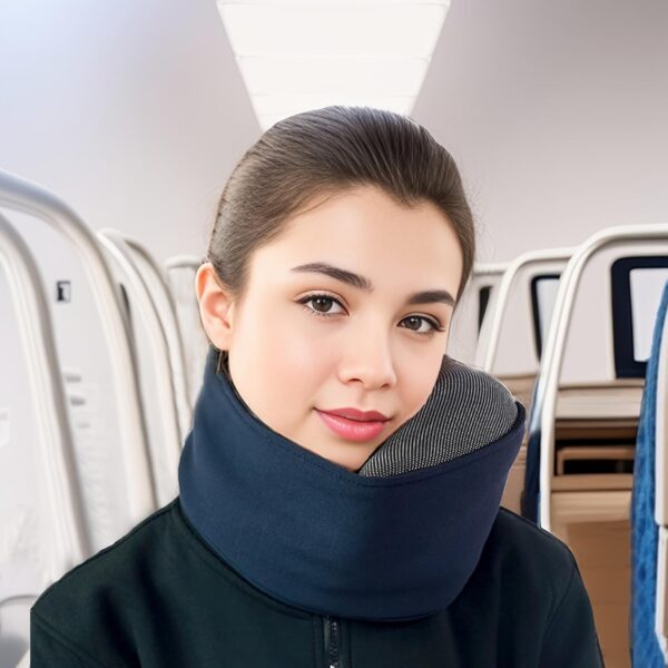 Travel Pillow for Neck Support, Travel Neck Pillows for Airplanes, Neck Pillow for Traveling, Airplane Neck Pillow for Long Flights, Sleeper Hold Pillow Travel,Airplane Eye Mask Head Holder - Image 8