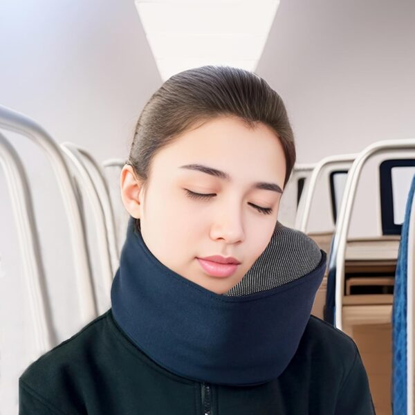 Travel Pillow for Neck Support, Travel Neck Pillows for Airplanes, Neck Pillow for Traveling, Airplane Neck Pillow for Long Flights, Sleeper Hold Pillow Travel,Airplane Eye Mask Head Holder