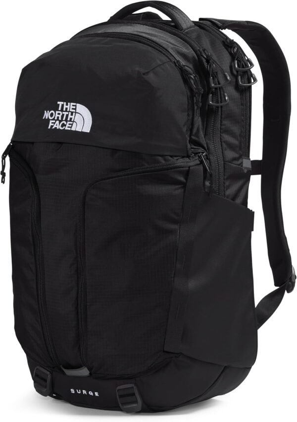 THE NORTH FACE Surge Commuter Laptop Backpack, TNF Black/TNF Black-NPF, One Size - Image 2