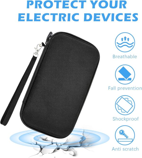 Tech Organizer Travel Case, Hard Shell Electronic Charger Cable Organizer Travel Case, Waterproof Shockproof Portable Travel Accessories for Charging Cable, Mouse, Cellphone, Power Bank - Image 6